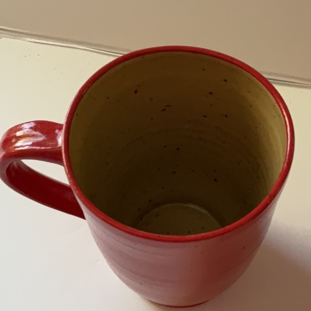 Red Ceramic Mug Set - Picture 2 of 8